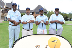 One of the fourballs of the day (2016 Limpopo Golf Challenge)